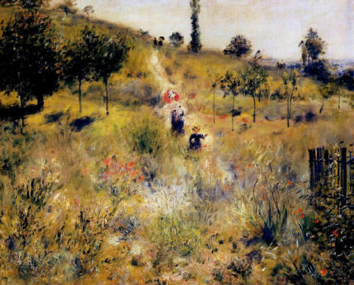 Path Leading Through Tall Grass - 1877